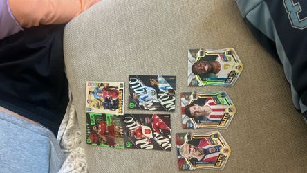 Topclass rare soccer cards