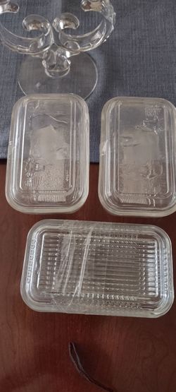 Vintage Arcoroc Glass with Lids