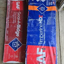 GAF Timberline HDZ Shingles And One Pack Of Seal A Ridge