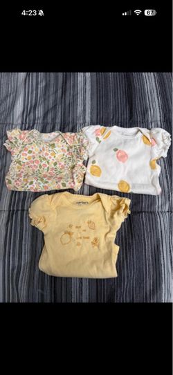 Newborn girl onesies