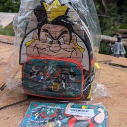 Loungefly Disney Alice in Wonderland Red Queen Backpack and Wallet set

In perfect brand new condition.
