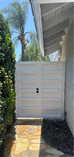 Wrought iron gates