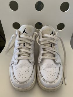 Air Jordan’s, White, Size 6Y 