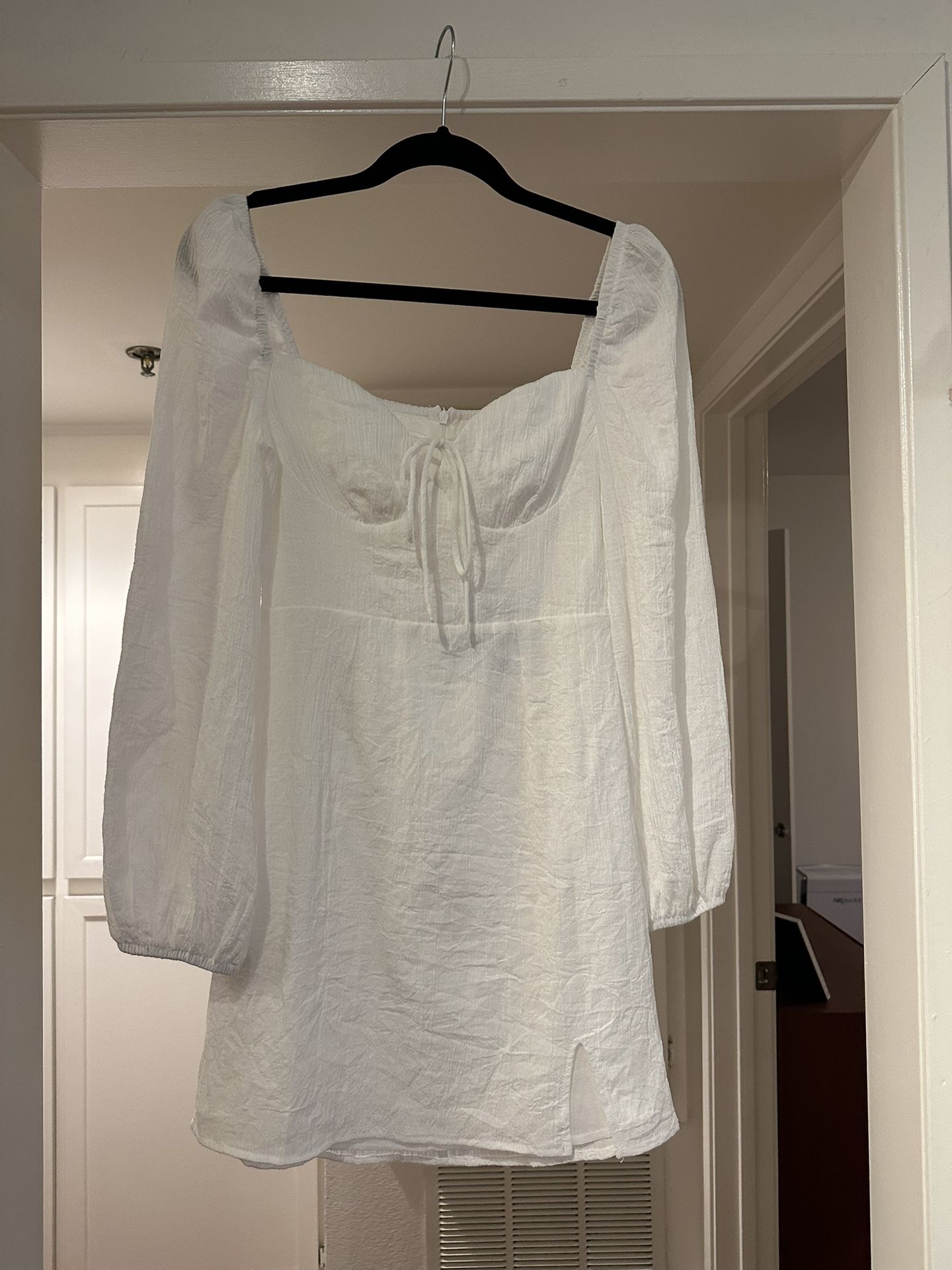 Long-sleeved Mini Dress