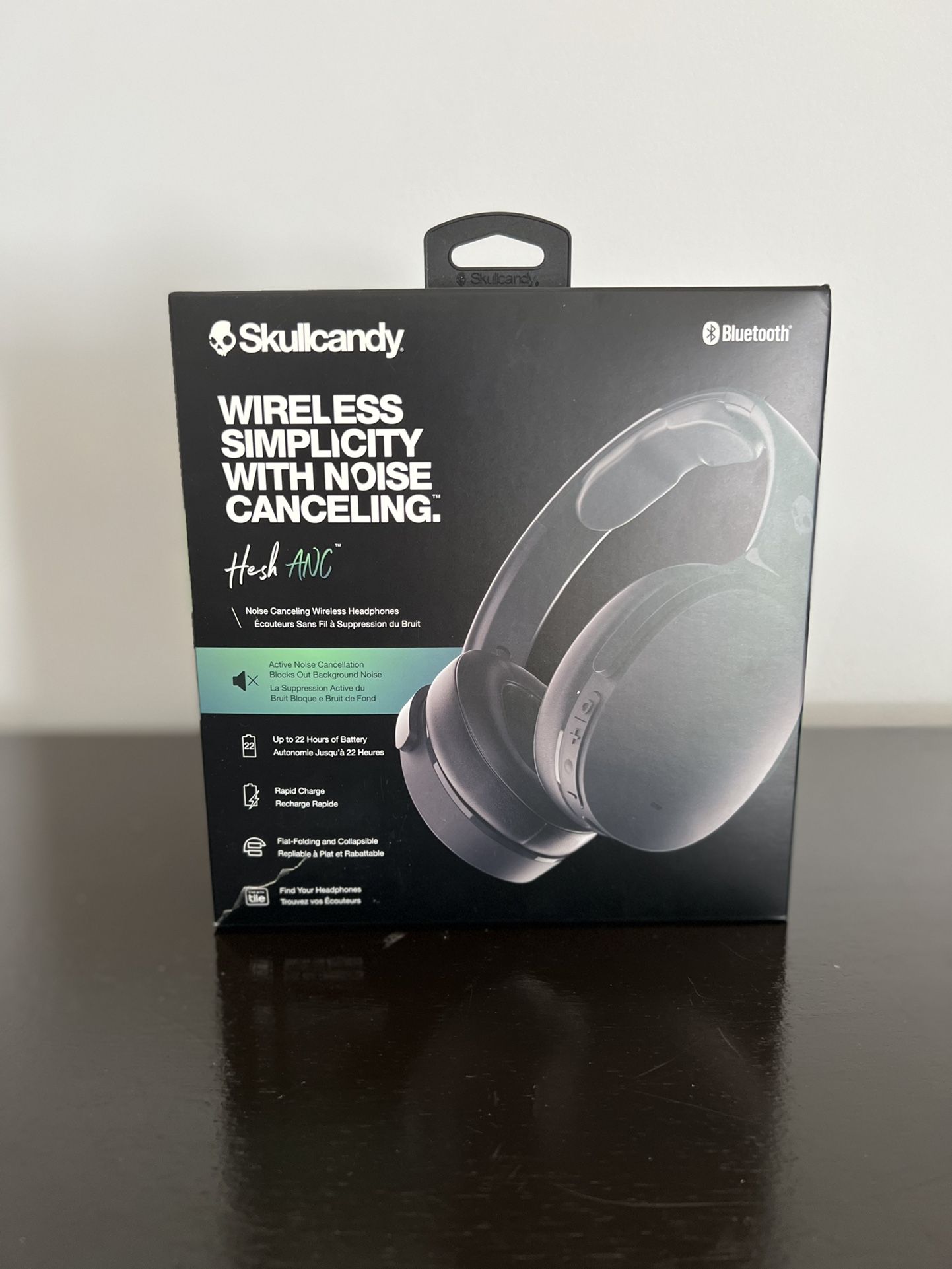 Skullcandy - Hesh ANC - Over the Ear - Noise Canceling Wireless Headphones - True Black