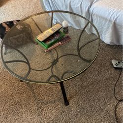 Small Glass Coffee Table 