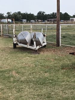 Canoes with trailer