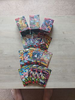 Pokemon card lot! 35 total packs!