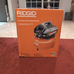 Brand New Seales Rigid 6 Gallon Air Compressor With Regulator And Water Trap