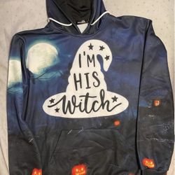 “I’M HIS WITCH” Halloween Sweatshirt