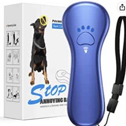 Anti Barking Device, Dog Barking Control Devices,Rechargeable Ultrasonic Dog Bark Deterrent up to 16.4 Ft Effective Control Range Safe for Human & Dog