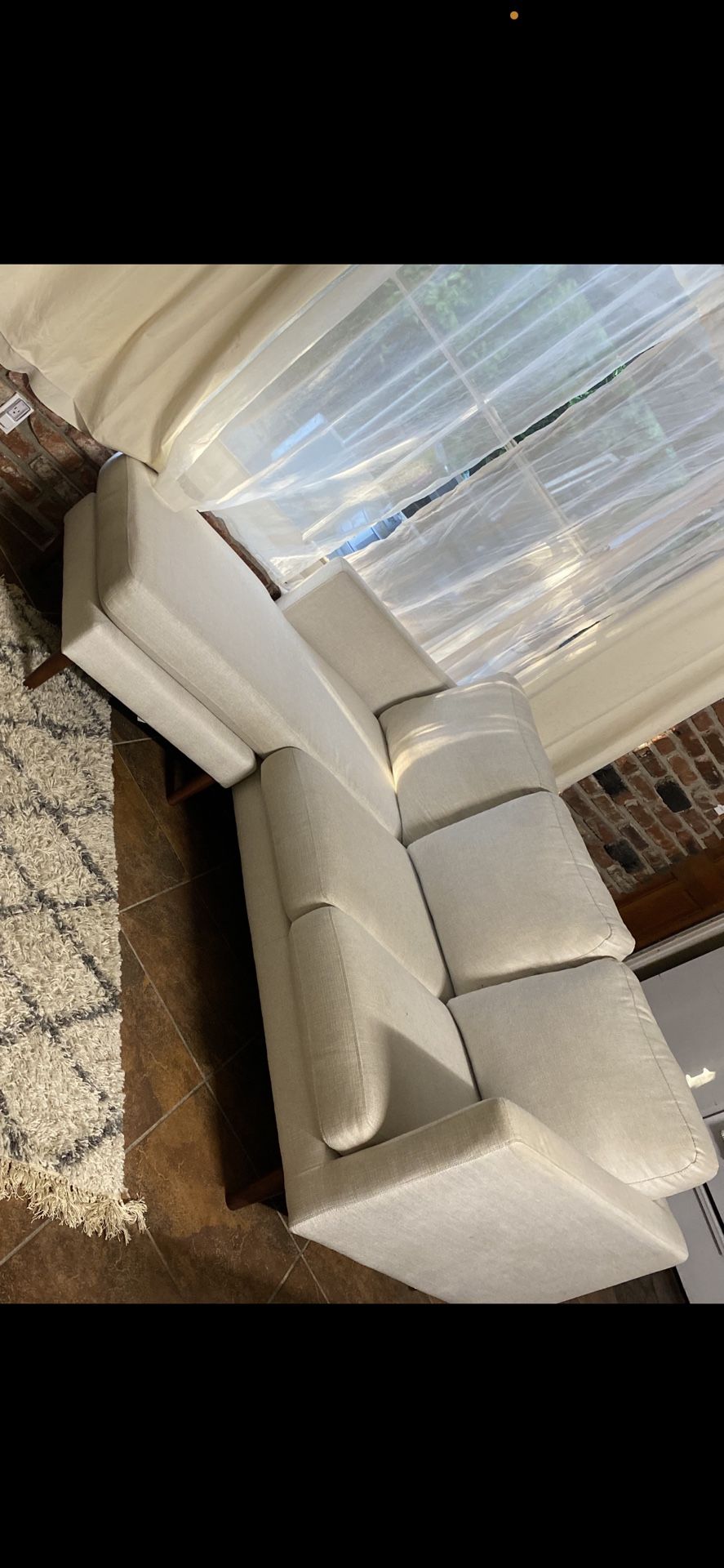 Cream Couch Sectional
