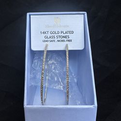 14kt Plated Gold Hoop Earrings 