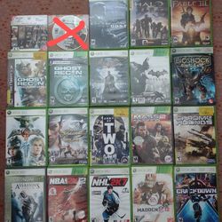 Lot of 18 XBox 360 Video Games *Please Read*