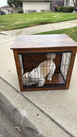 DOG CAGE 4 SMALL DOG OR CAT //  CAJA DE MADERA PARA  PERRO PEQUEÑO O GATO