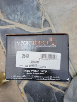 2003 Honda accord water pump