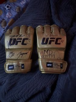 UFC Signed Gloves