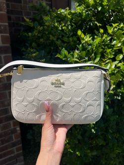 white coach purse