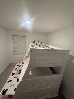 Twin over full bunk bed