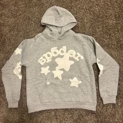 Grey Large Spider Hoodie Brand New