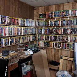 Over 600 Vhs And Some Blu Ray And Dvds Must See Make Offer  