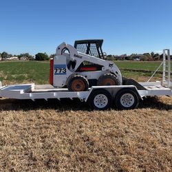 Bobcat 773 Skid Steer/ Trailer Package 