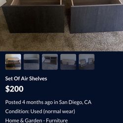Set Of Air Shelves