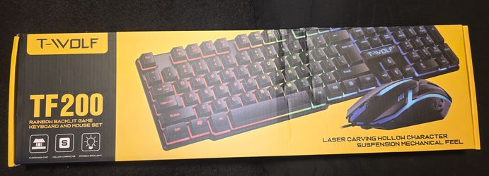 Wired Gaming Keybord And Mouse