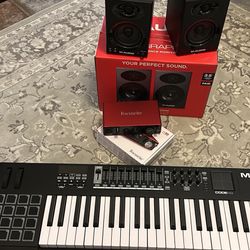 Recording Bundle , Keyboard, Monitors, Interface, Cables