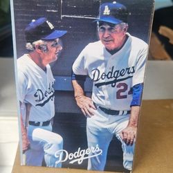 Dodgers Bobblehead Walter Alston & Tommy Lasorda 