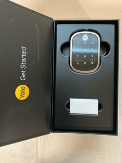 Yale. Liftmaster myQ Key Free Smart Lock with Touchscreen, Deadbolt  with myQ Smart Garage Control.
