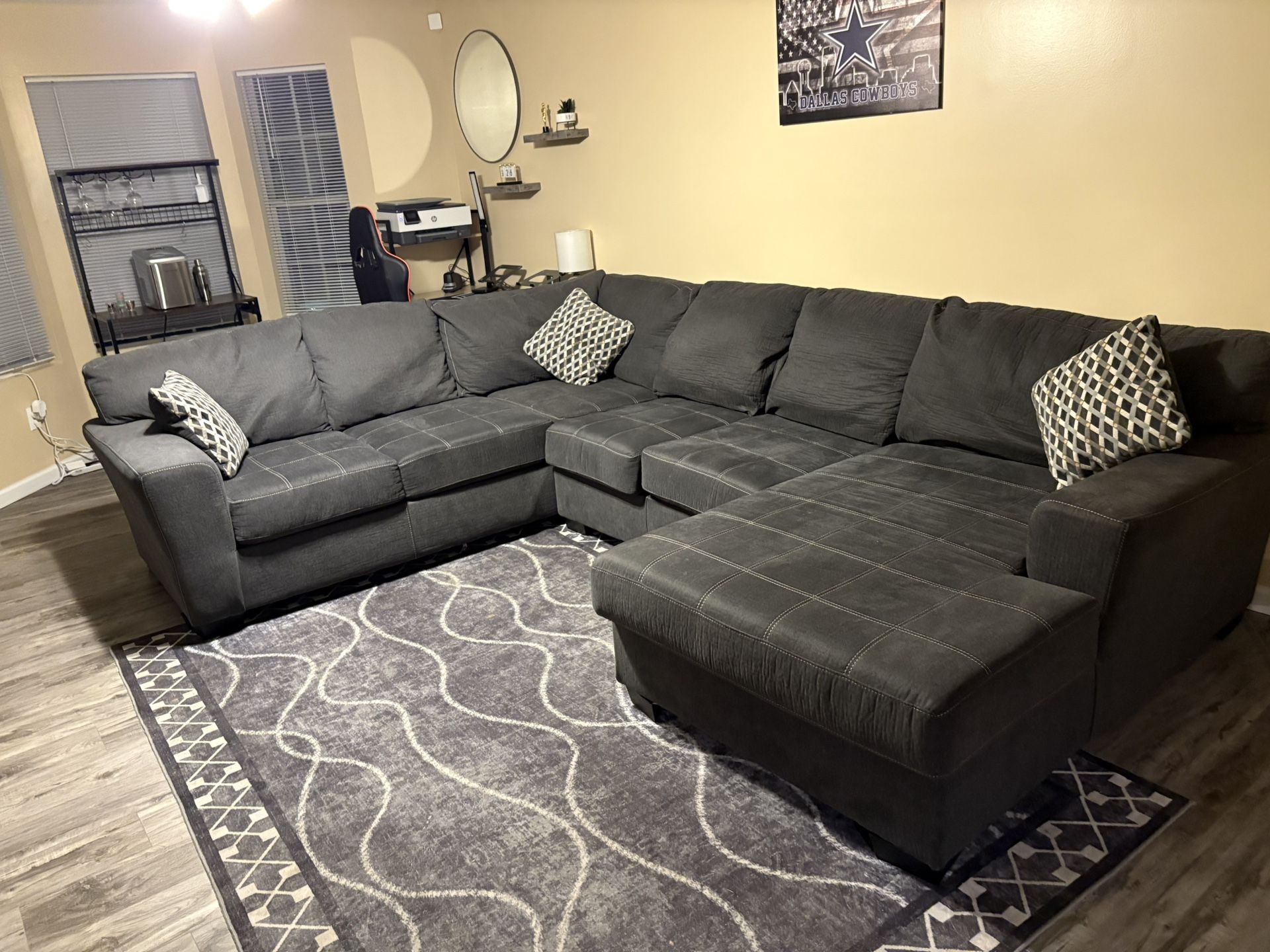 Grey Sectional 3 Piece Sectional
