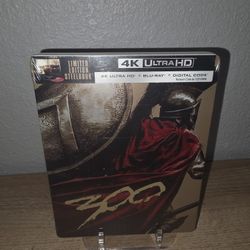 300 Steelbook 4K UHD - Brand New 