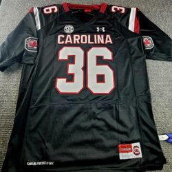 South Carolina Gamecocks Mens XL DJ Swearinger Stitched Black Football Jersey New