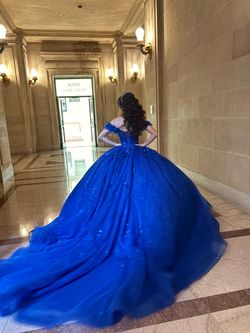 Royal Blue Quince dress