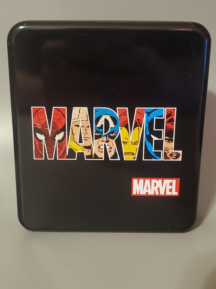 Marvel Comics Trifold Wallet In Collectible Metal Tin