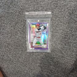 Shohei Ohtani Bowman Chrome #'d