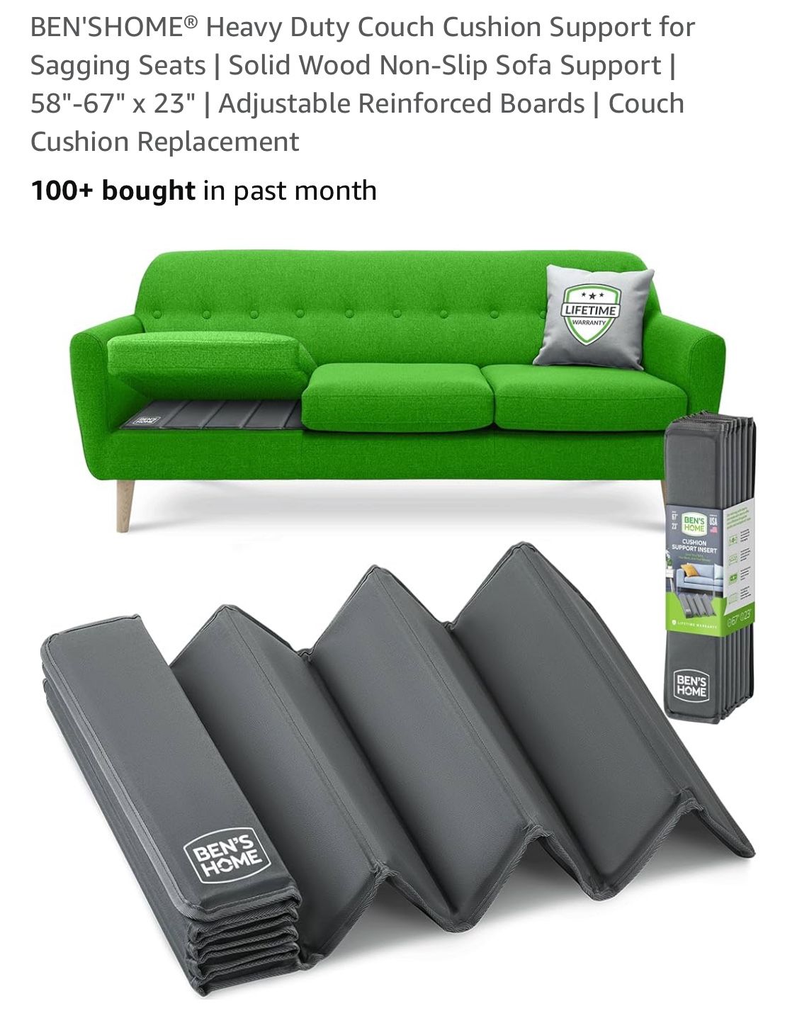 Couch Cushion Support Boards
