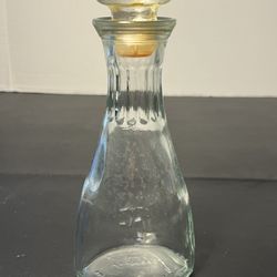 Good Seasons 1970s Salad Dressing Cruet Bottle Carafe Original Stopper, 2x7.5”