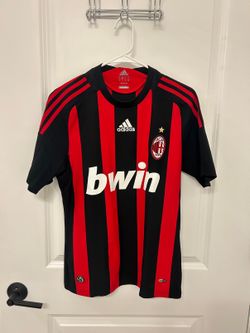 AC Milan Ronaldinho #80 adidas Home Jersey 2008–10 — Men's Small