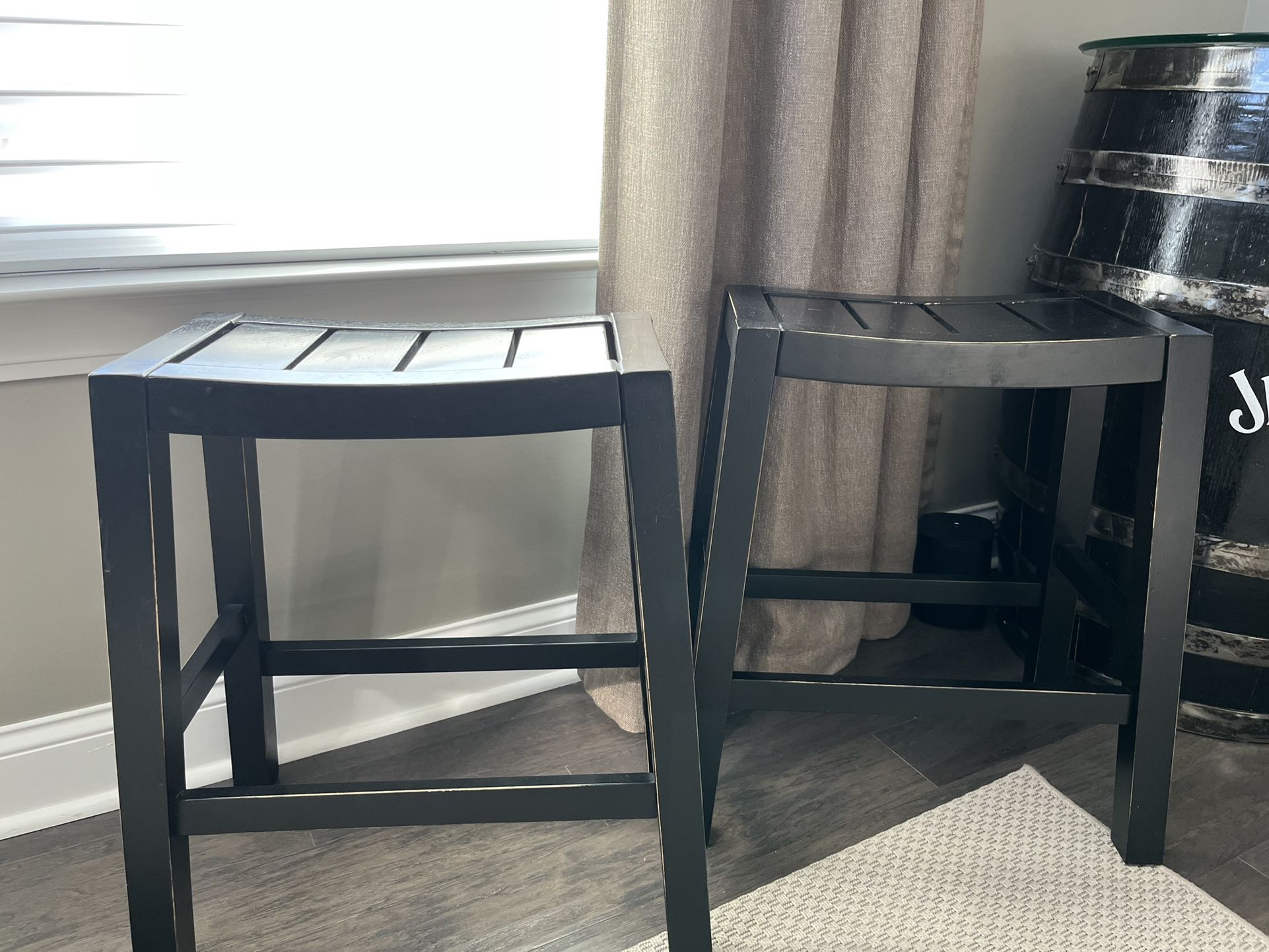 Bar Stools Black 2 From Woodys Furniture