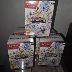 Pokémon Prismatic Evolutions Booster Bundles ×6