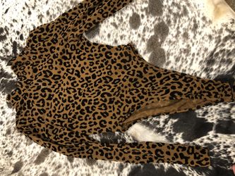Boohoo Leopard bodysuit
