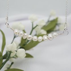 Handmade Freshwater Pearl Necklace, LG201