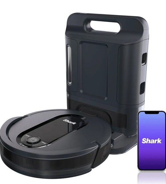 Shark AV1010AE IQ Robot Vacuum with XL Self-Empty Base, Bagless, 45-Day Capacity, Advanced Navigation, Alexa & Wi-Fi, Multi-Surface Brushroll, for Pet