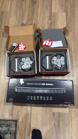 Baja designs lights / Baja LP6 Pro LED Driving light- Clean.. the pair.. $800.. also have a MIDNIGHT EDITION RDS-SERIES PRO