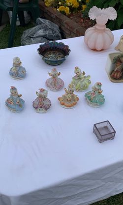Lefton china angels vintage
