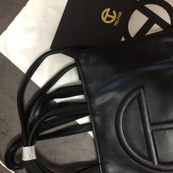 Telfar Medium black Shopping Bag			
