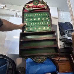 Budweiser Billiard Ball Rack N Score Counter
