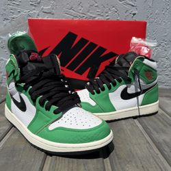 Nike Air Jordan 1 High OG “Lucky Green” (Womens Size 8.5) – Great Condition